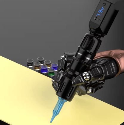Poseidon Wireless Tattoo Pen Kit High Power Professional Tattoo Machine