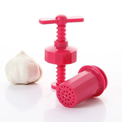 Handheld Garlic Press Crusher And Peeler Tool 1