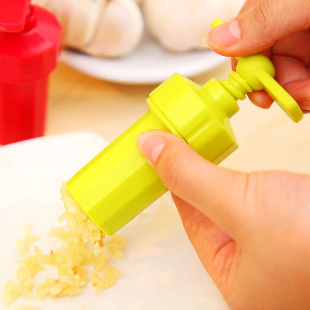 Handheld Garlic Press Crusher And Peeler Tool 2