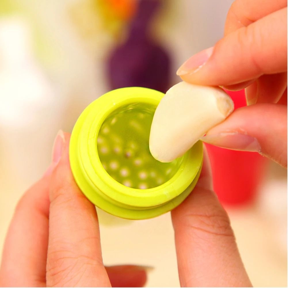 Handheld Garlic Press Crusher And Peeler Tool 3
