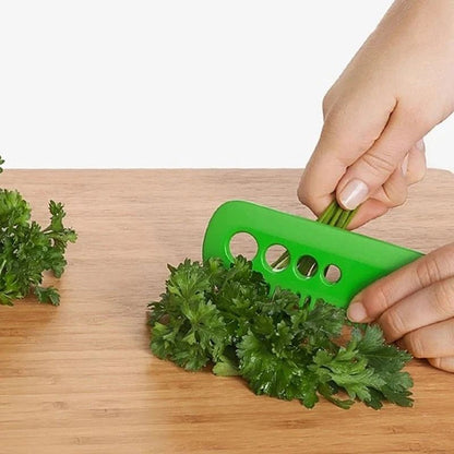 Multifunctional Herb Leaf Stripper And Vegetable Cutter Tool 4