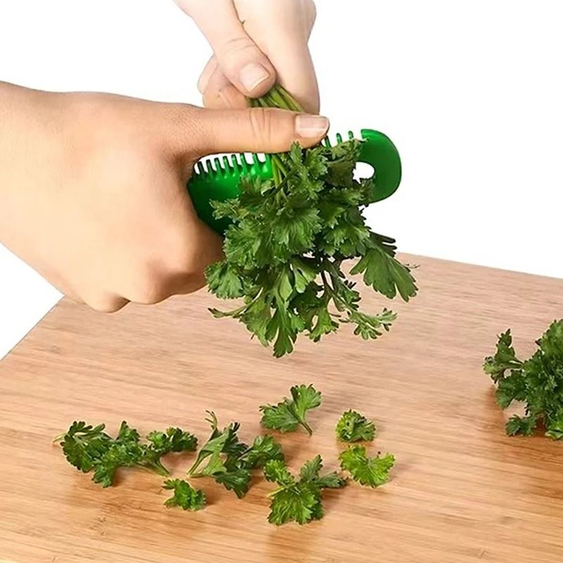 Multifunctional Herb Leaf Stripper And Vegetable Cutter Tool 5