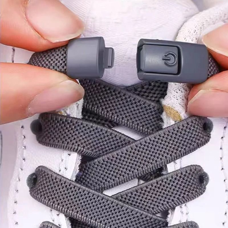 Elastic No Tie Shoelaces with Press Lock for Kids and Adults