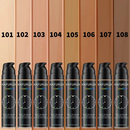 Flawless Stay Liquid Foundation  Concealer  8Shade Korean Waterproof Face Base 1