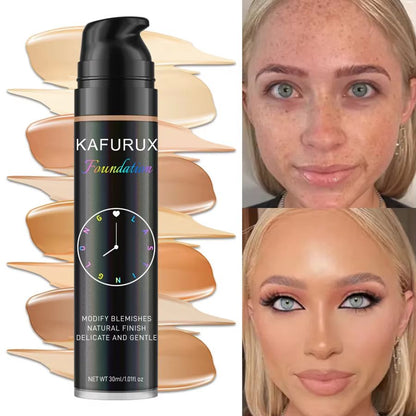 Flawless Stay Liquid Foundation  Concealer  8Shade Korean Waterproof Face Base 4