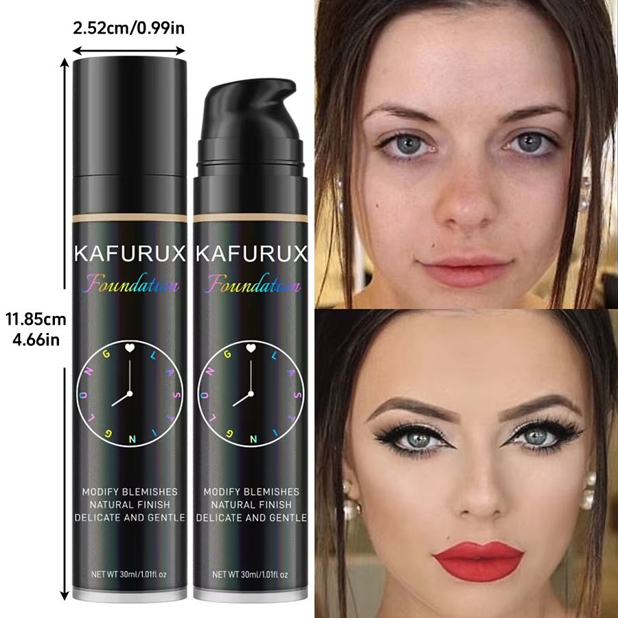 Flawless Stay Liquid Foundation  Concealer  8Shade Korean Waterproof Face Base 5