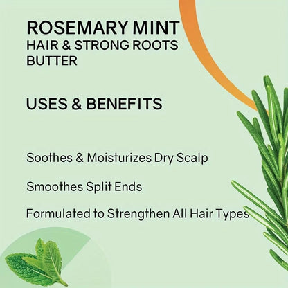 RootRevive Rosemary  Mint HairStrengthening Butter  Natural Hair Growth And Damage Repair 2