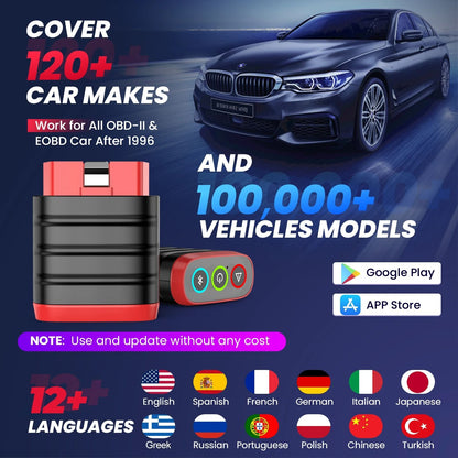 Bluetooth OBD2 Car Diagnostic Scanner Tool 4