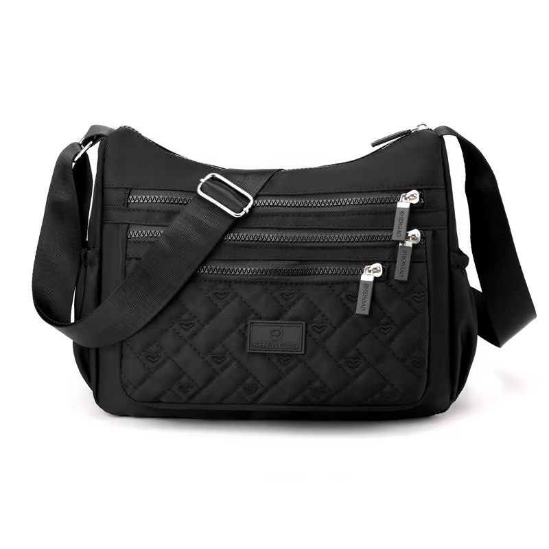 Urban Go Waterproof Nylon Shoulder  Crossbody Bag  High Capacity Womens Travel Purse 10