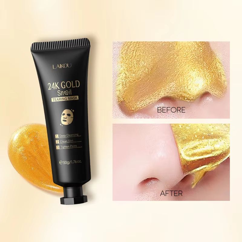 RadiantGold Sakura PeelOff Mask  24K Gold AntiWrinkle  BlackheadRemoval Treatment 2