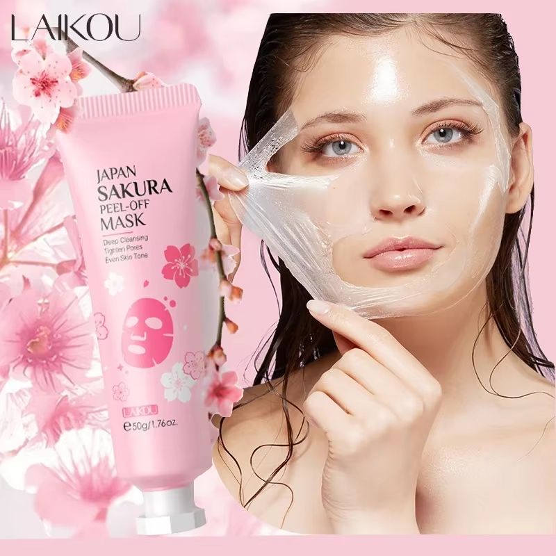 RadiantGold Sakura PeelOff Mask  24K Gold AntiWrinkle  BlackheadRemoval Treatment 5