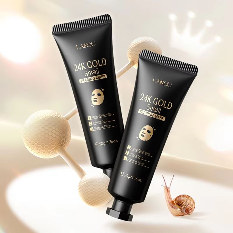 RadiantGold Sakura PeelOff Mask  24K Gold AntiWrinkle  BlackheadRemoval Treatment 6