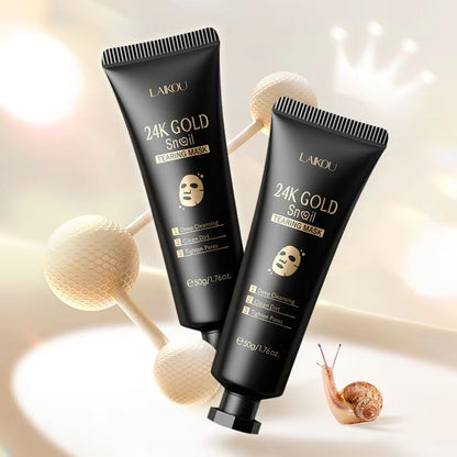 RadiantGold Sakura PeelOff Mask  24K Gold AntiWrinkle  BlackheadRemoval Treatment 6