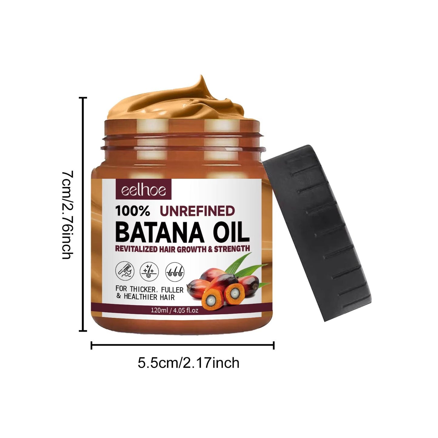 NourishRoot 100 Percent Organic Batana Oil Hair Mask  Natural Growth  AntiBreakage Treatment 5