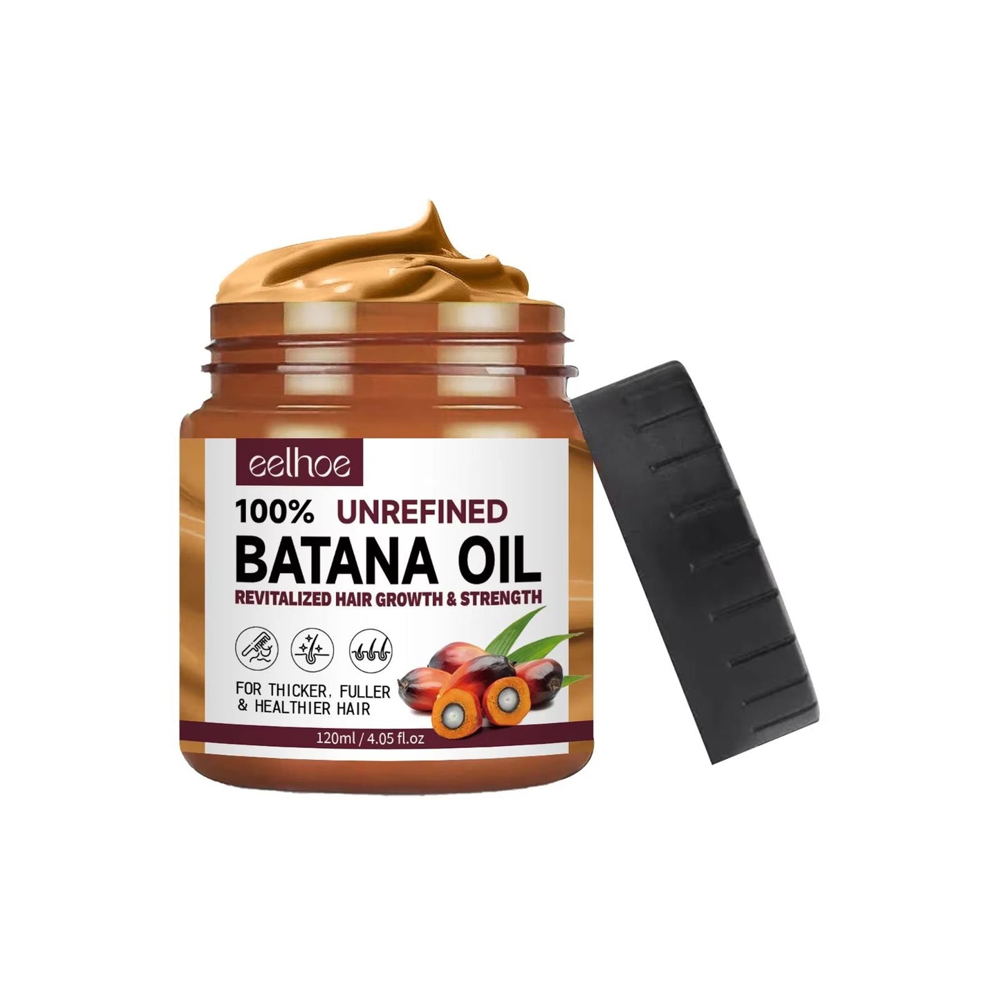 NourishRoot 100 Percent Organic Batana Oil Hair Mask  Natural Growth  AntiBreakage Treatment 8