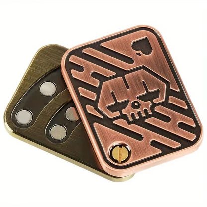 Skull Edge Magnetic PushSlider  Premium EDC StressRelief Toy For Adults 1
