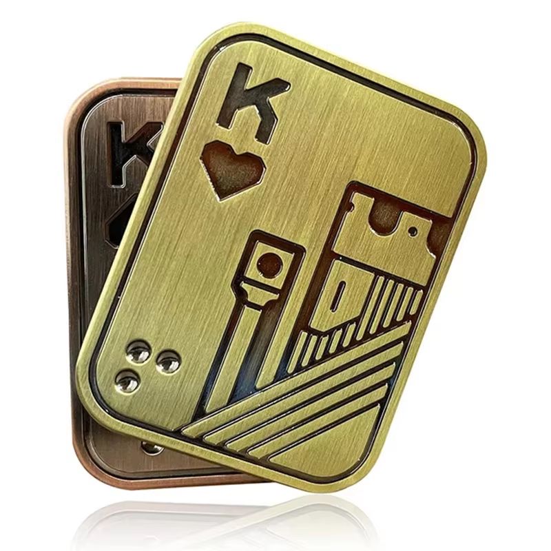 Skull Edge Magnetic PushSlider  Premium EDC StressRelief Toy For Adults 2