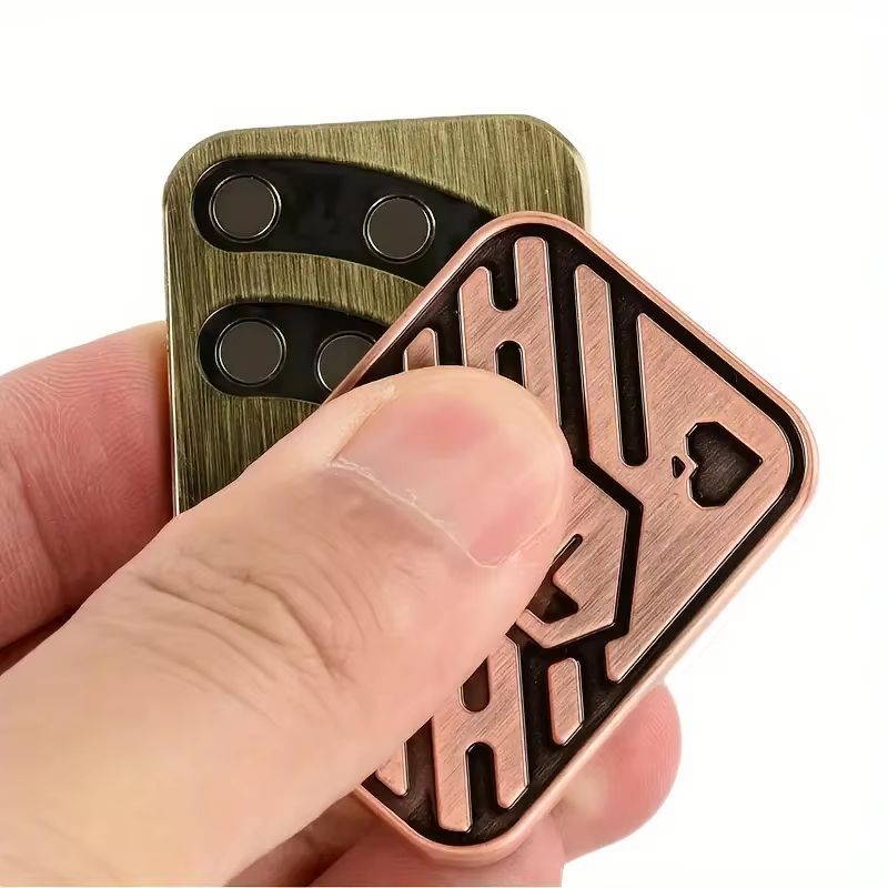 Skull Edge Magnetic PushSlider  Premium EDC StressRelief Toy For Adults 3