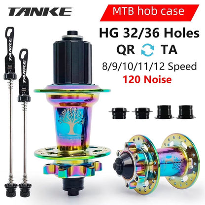 TANKE 120Click 6Bearing MTB Hub  283236H Disc Brake Front  Rear 812 Speed 4