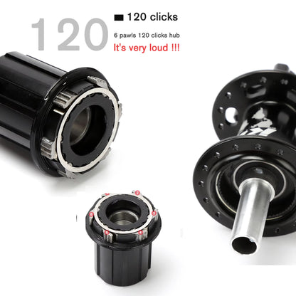 TANKE 120Click 6Bearing MTB Hub  283236H Disc Brake Front  Rear 812 Speed 5