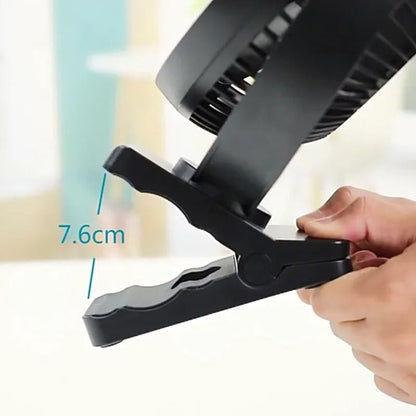 USB Charging Home Table Wireless Electric Fan With 10000mAh Battery 2