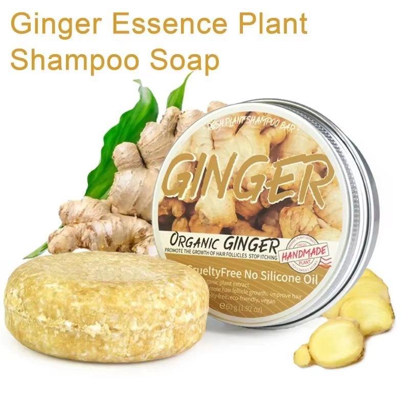 PureHerb Ginger-Polygonum & Lavender Hair & Body Soap-Bar – Cold-Processed Plant Treatment