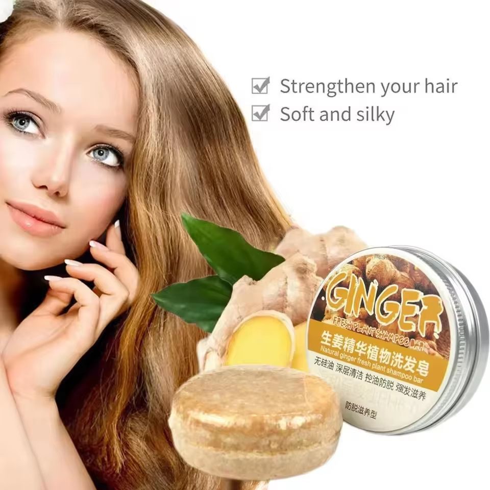 PureHerb GingerPolygonum  Lavender Hair  Body SoapBar  ColdProcessed Plant Treatment 4