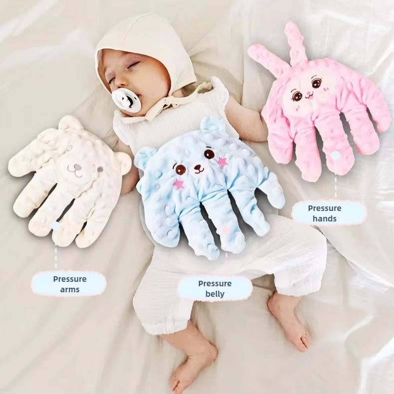 SoothPalm Smart SleepAssist Pillow  Electric PatMotion Palm For Newborns  Babies Remote Controlled 2