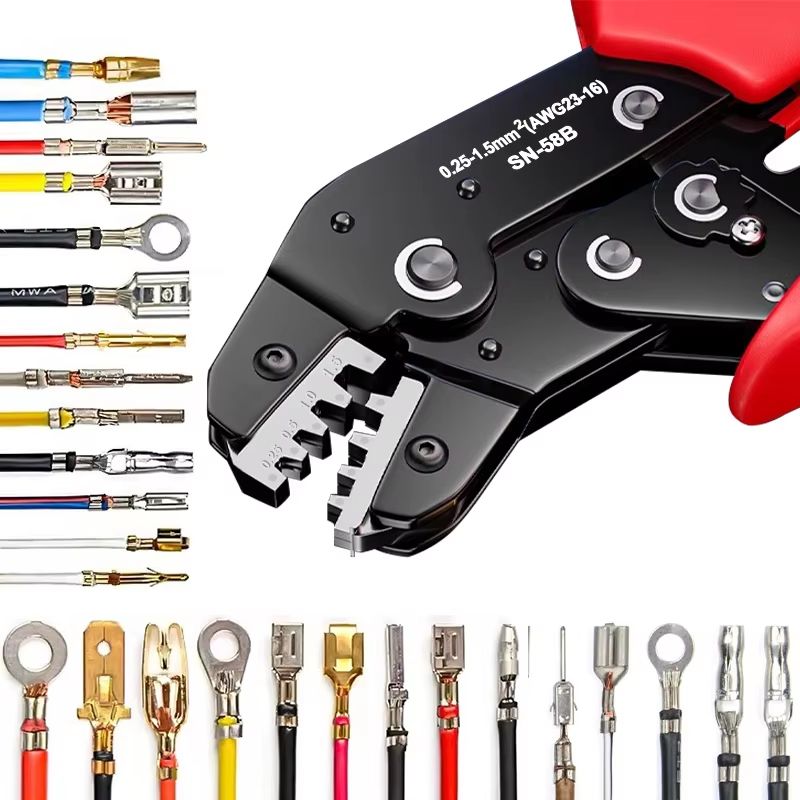 ProCrimp SN58B Ratcheting Crimping Tool Set  For JST Dupont MOLEX  OpenBarrel Terminals 5