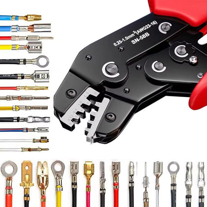 ProCrimp SN58B Ratcheting Crimping Tool Set  For JST Dupont MOLEX  OpenBarrel Terminals 5