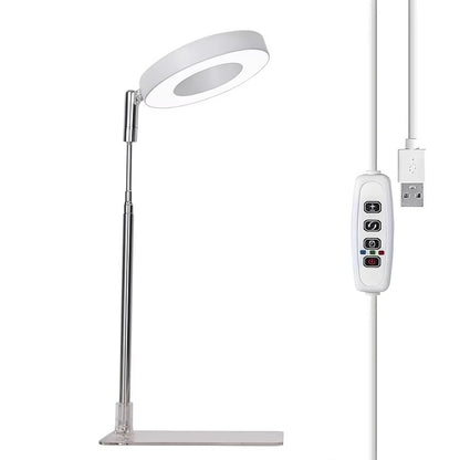 PlantGlow Telescopic FullSpectrum LED Grow Light  Adjustable Height  3912h Timer  10Level Dimming 6