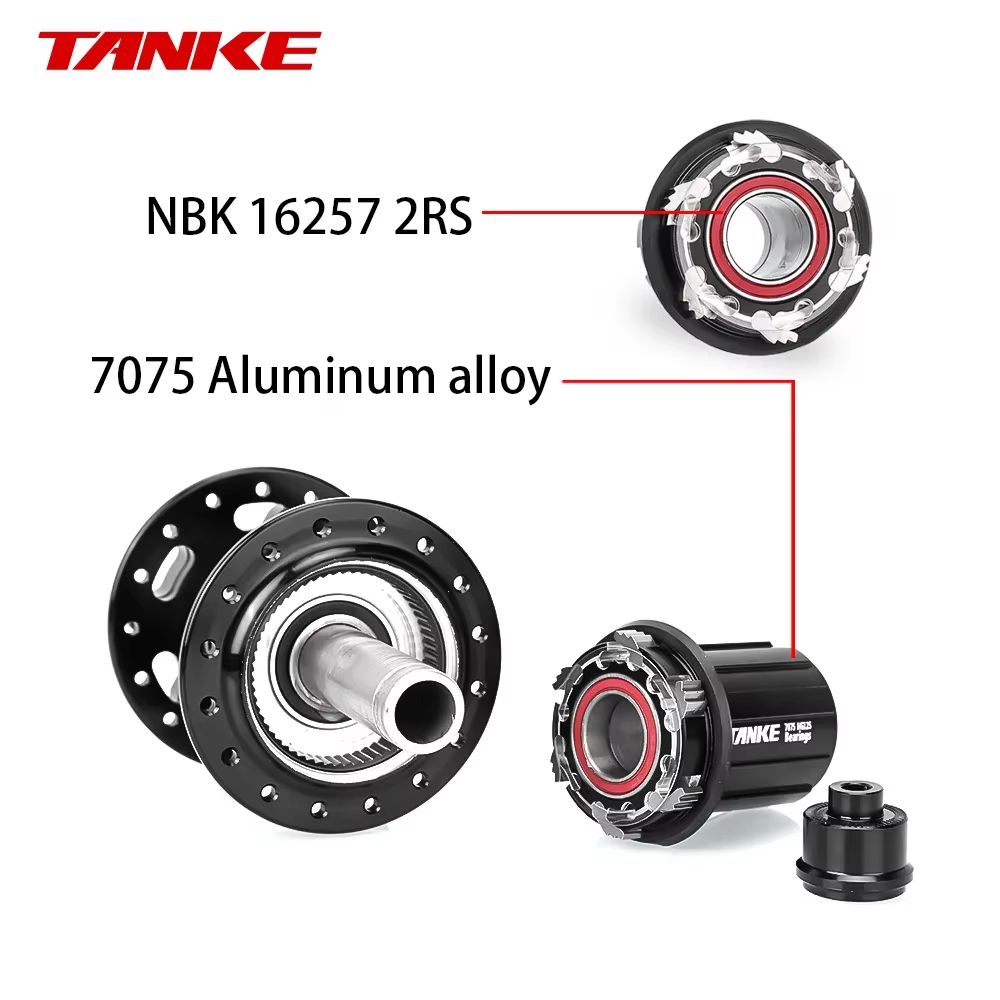 TANKE 6Pawl Freehub Body Driver  XDHGMS Compatible 135 QR  142 ThruAxle 1