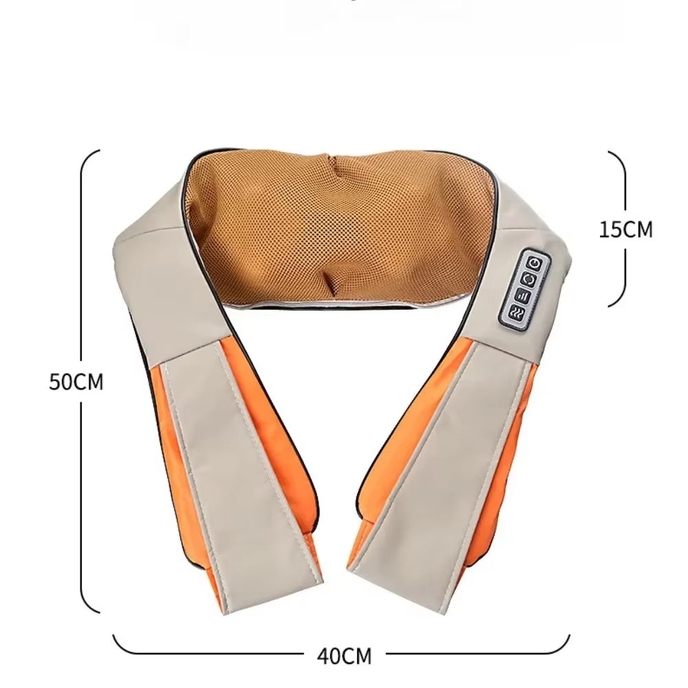 RelaxHeat Shiatsu Neck  Shoulder Massage Shawl  HotCompress Electric Cervical Traction  Kneading Wr 5