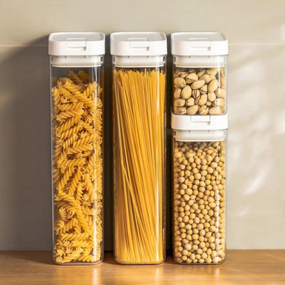ClearLock Premium Transparent Pasta & Grain Storage Box – Moisture-Proof Kitchen Container