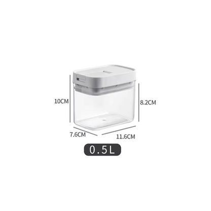 ClearLock Premium Transparent Pasta  Grain Storage Box  MoistureProof Kitchen Container 6