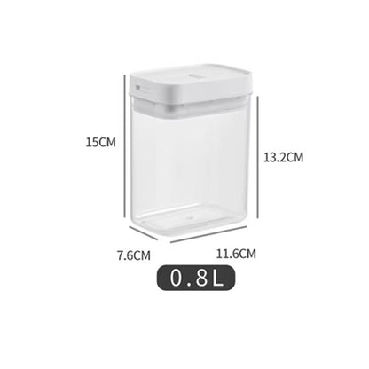 ClearLock Premium Transparent Pasta  Grain Storage Box  MoistureProof Kitchen Container 7