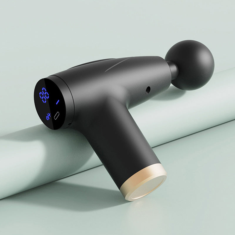 Multi-Stage Massage Gun, 4-Head Mini Fascia Gun, Portable Muscle Relaxation Massage Equipment