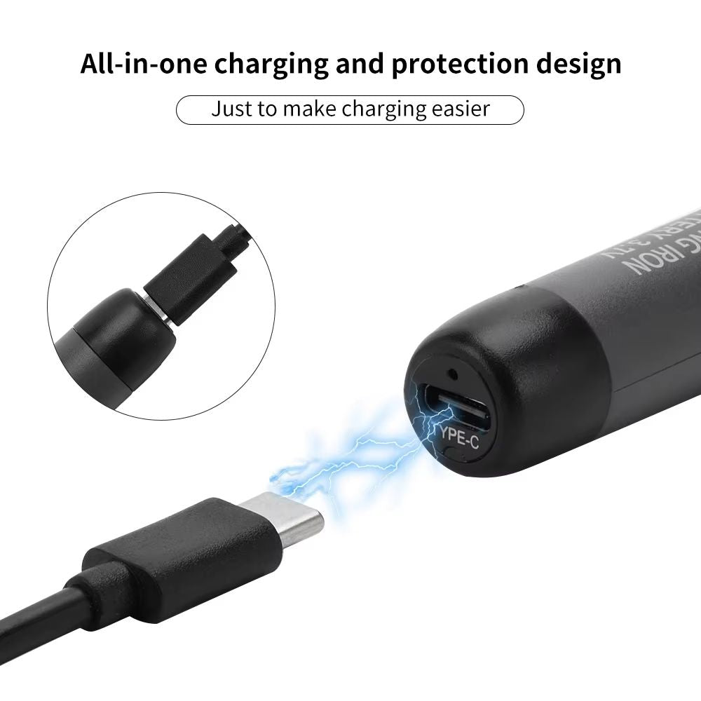 ProSolder USBC Digital Soldering Iron Kit  Adjustable Temperature Mini Portable  TypeC Interface 4
