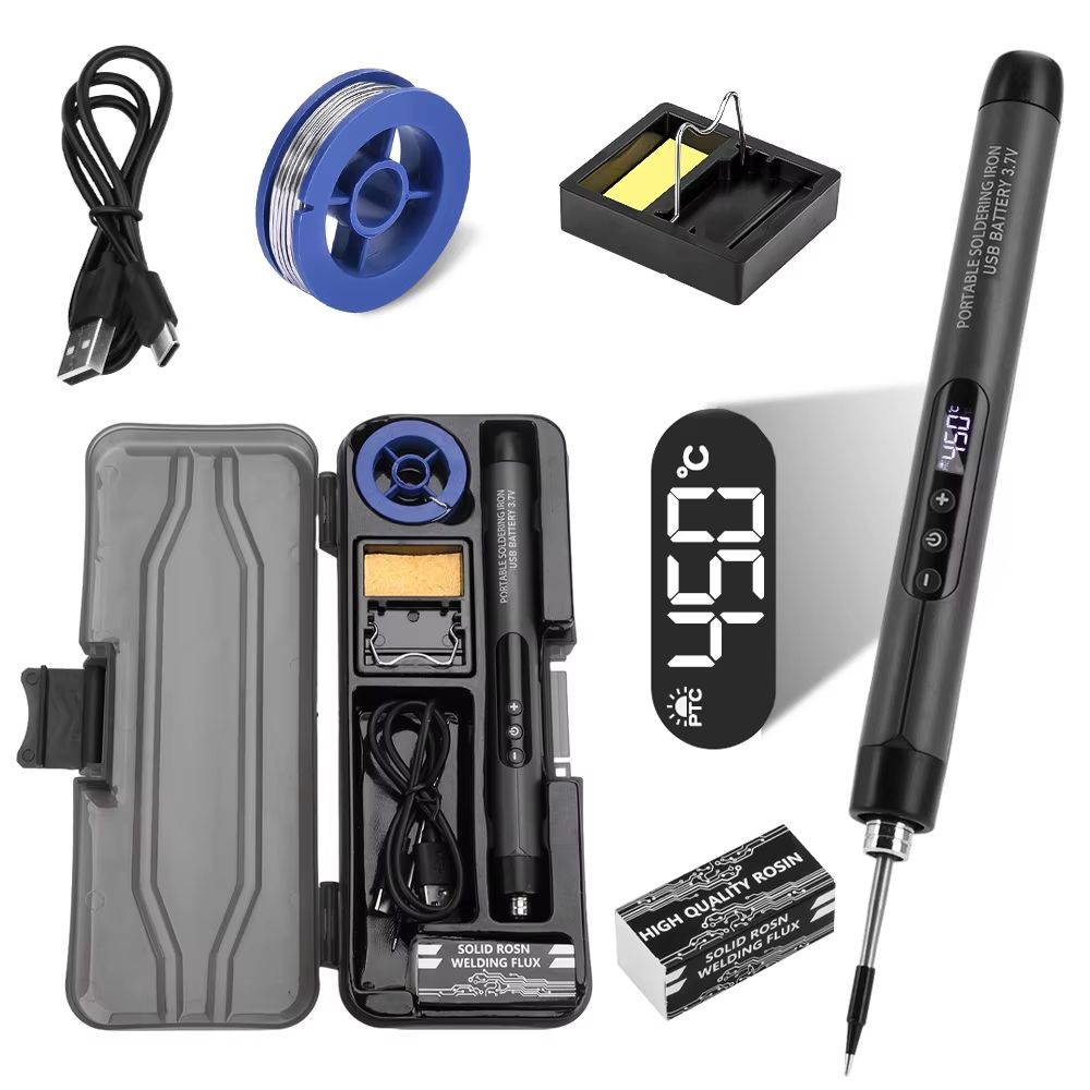 ProSolder USBC Digital Soldering Iron Kit  Adjustable Temperature Mini Portable  TypeC Interface 7
