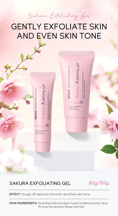 Sakura Glow Peeling Gel  Moisturizing  Nourishing Exfoliator 3