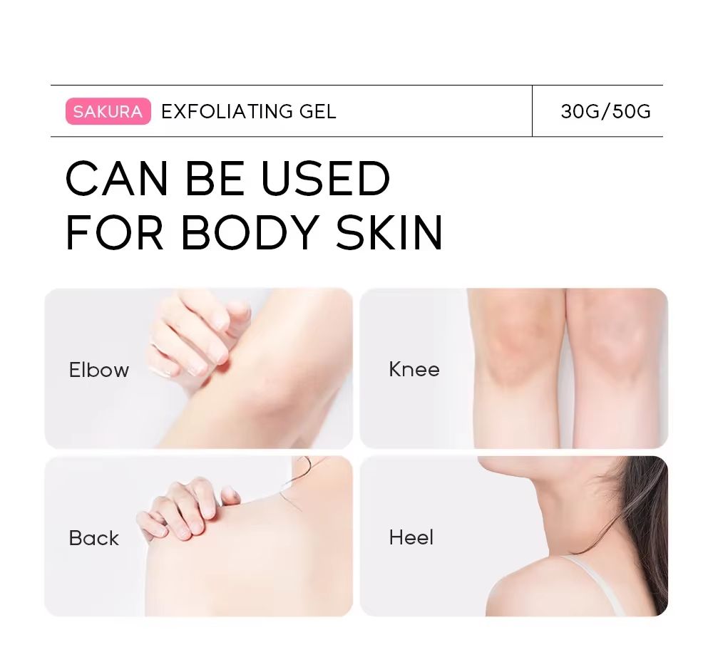 Sakura Glow Peeling Gel  Moisturizing  Nourishing Exfoliator 5