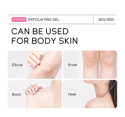 Sakura Glow Peeling Gel  Moisturizing  Nourishing Exfoliator 5