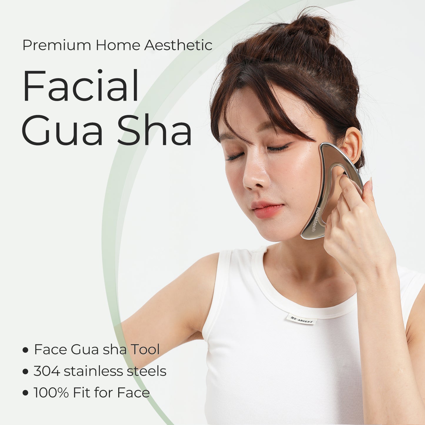 Stainless Steel Muscle Gua Sha Tools, Myofascial Scraping Tool, Deep Massage Therapy for Pain Relief