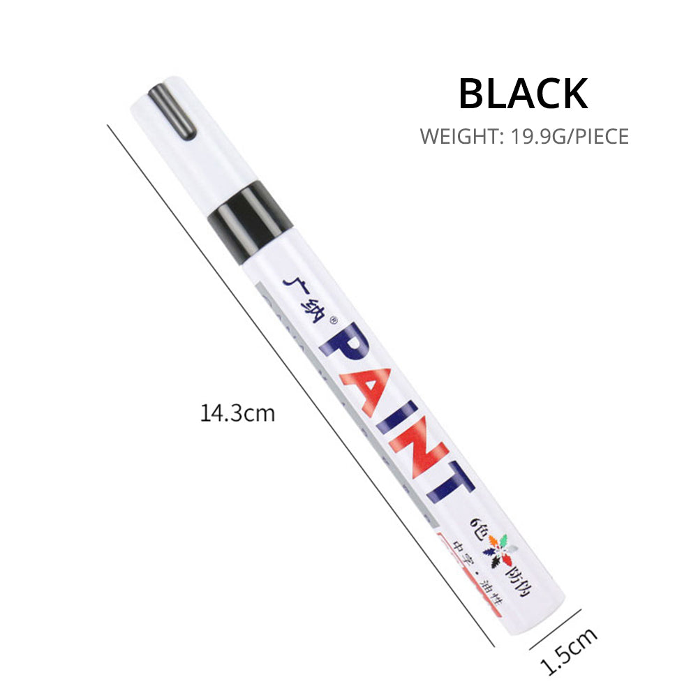 Waterproof Car Tyre Paint Marker Permanent Oily Pen For Bike Auto Metal Graffiti Touch Up Tire Mark 7