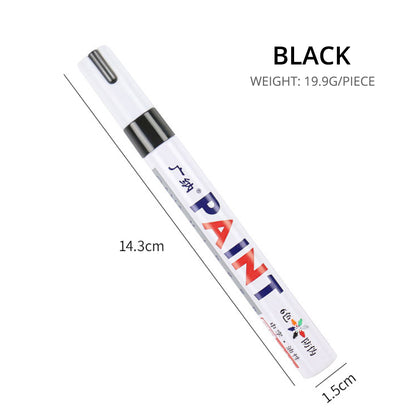 Waterproof Car Tyre Paint Marker Permanent Oily Pen For Bike Auto Metal Graffiti Touch Up Tire Mark 7