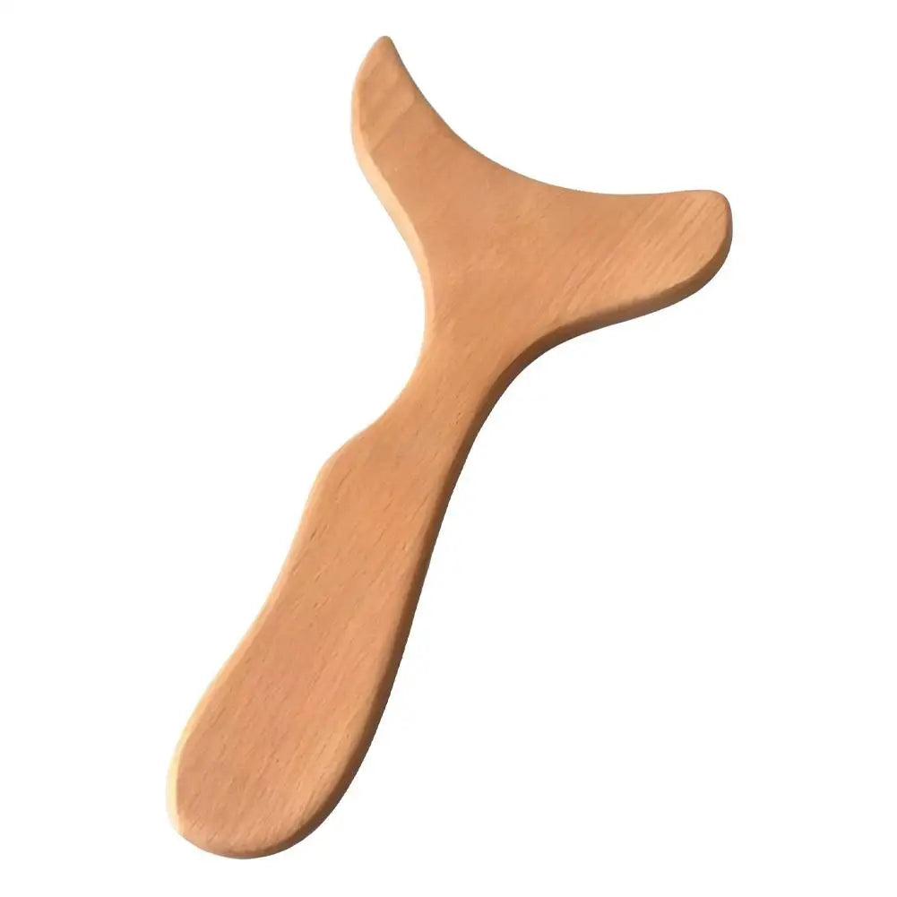Wood Massager Body Sculpting Tool, Gua Sha Massage Tool for Muscle Release, Lymphatic Drainage & Pain Relief