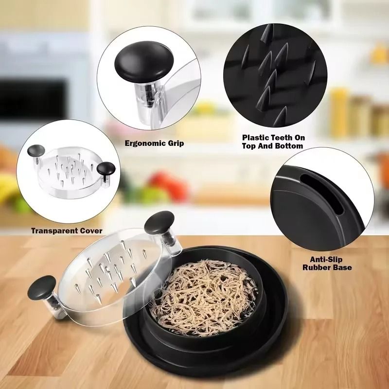 Large Chicken Shredder Tool With Visible Lid 3