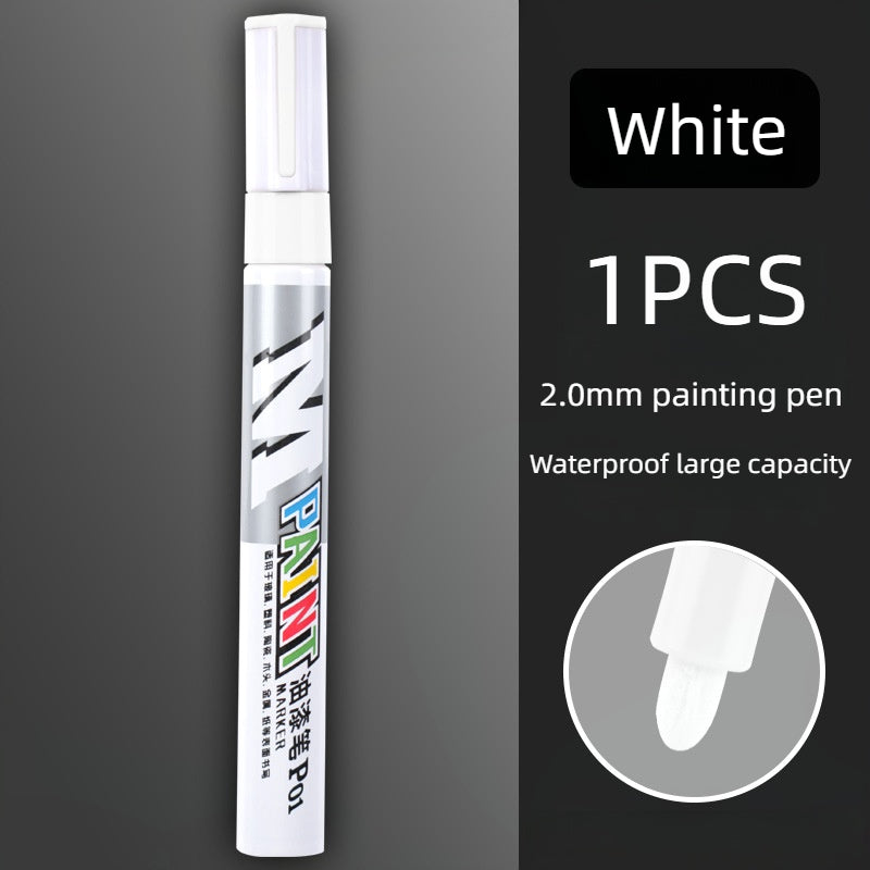 Waterproof Car Paint Marker Pen, Scratch Repair Brush Pen, Automotive Tire Tread Care, Touch Up Paint for Car