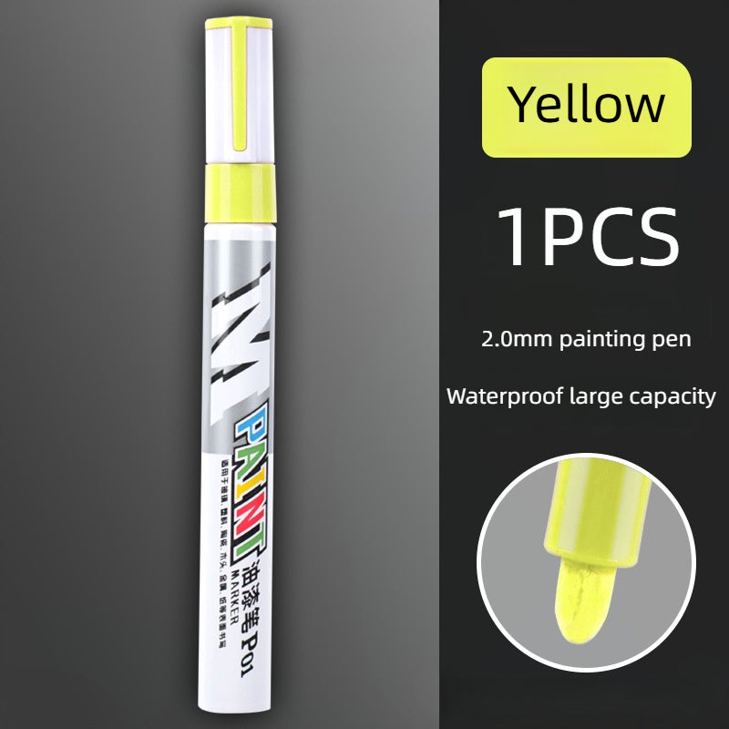 Waterproof Car Paint Marker Pen, Scratch Repair Brush Pen, Automotive Tire Tread Care, Touch Up Paint for Car