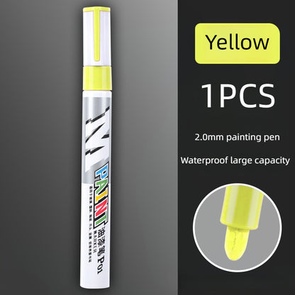 Waterproof Car Paint Marker Pen, Scratch Repair Brush Pen, Automotive Tire Tread Care, Touch Up Paint for Car